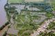 Luftbild: Bingen Kempten bei Hochwasser