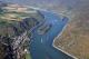 Luftbild: Der Rhein bei Bacharach